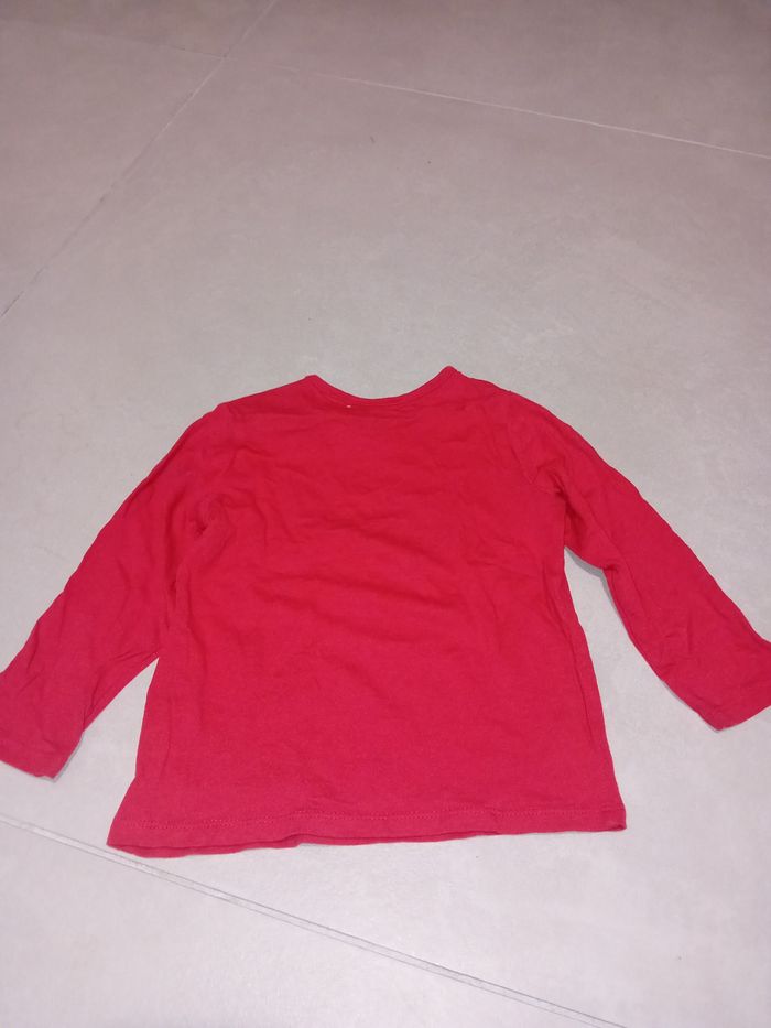 Manches longues rouge 2 ans - photo numéro 2