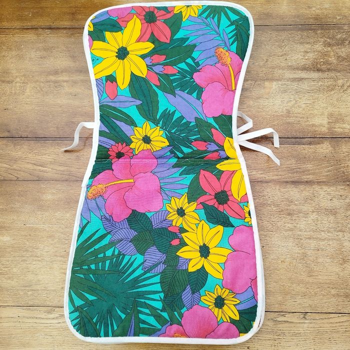 2 coussins de chaise jardin vintage - photo numéro 4