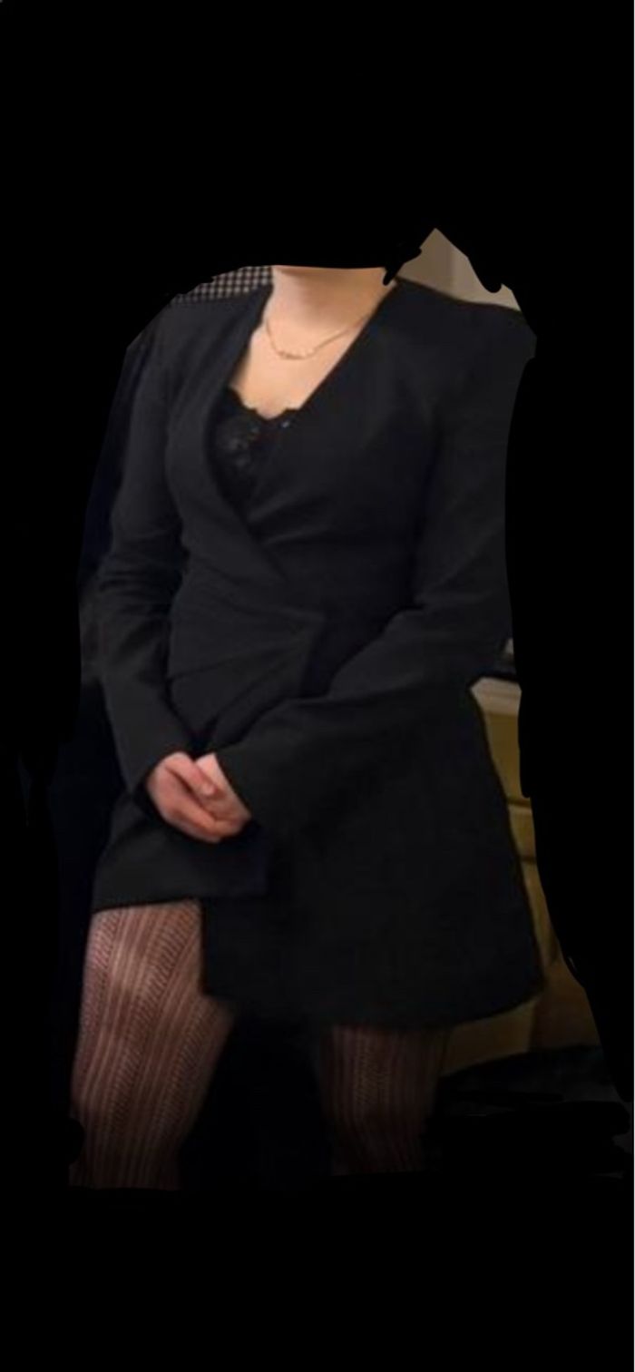 Robe noir blazer - photo numéro 2