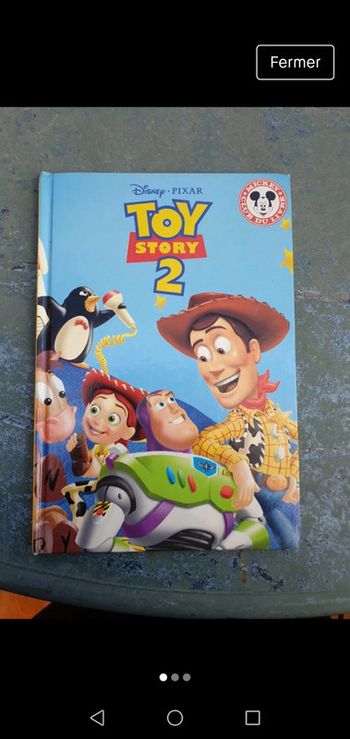 Magnifique livre toy story 2