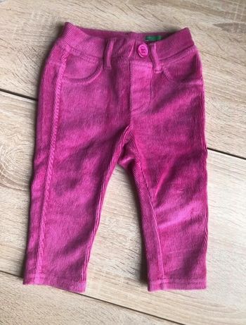 Pantalon velours skinny stretch 12 mois Neuf Benetton