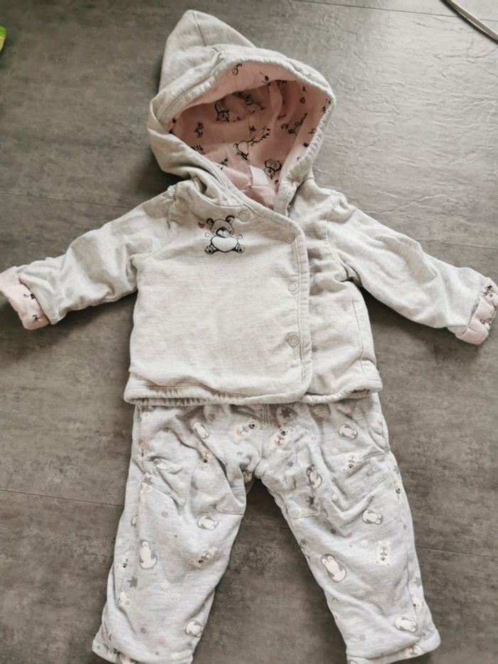Ensemble Jogging bébé fille 3 mois