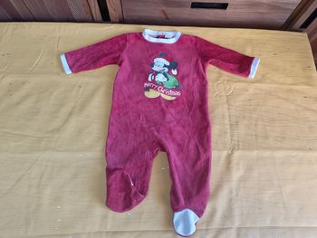 Pyjama velours Mickey Père Noël Disney 12 mois