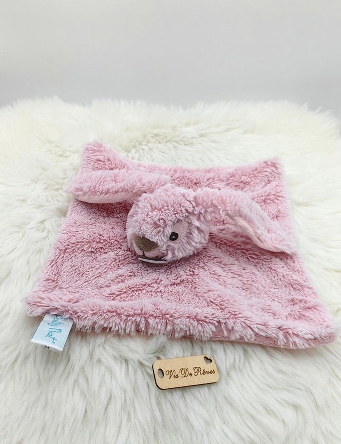 Doudou lapin Guimauve Rose Baby Nat' BN0219
