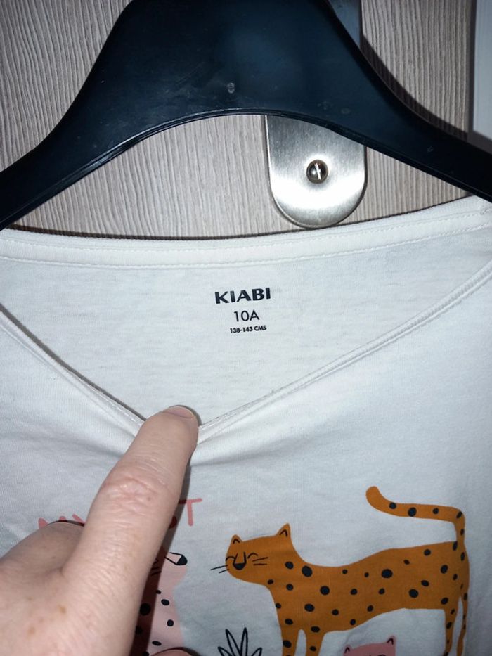 Tee-shirt manches longues 10ans kiabi - photo numéro 3