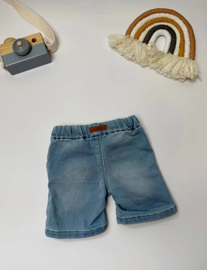 Short en jeans Noppies bébé garçon taille 1-2 mois 56 cm comme neuf - photo numéro 3