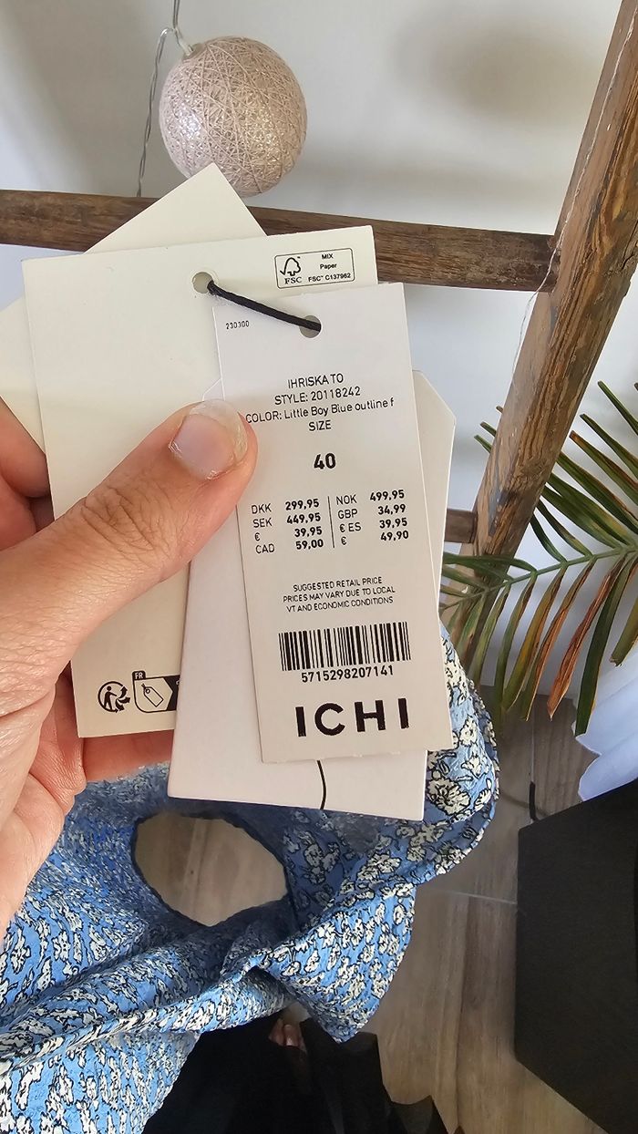 Robe it Hippie neuve avec étiquette taille 40 L - photo numéro 5
