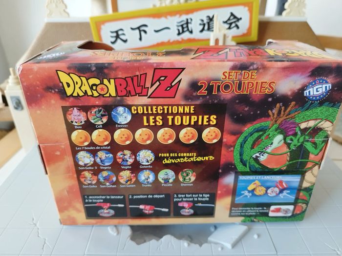 Set de 2 toupies Dragon Ball Z DBZ Goten Freezer Frieza Freeza rare - photo numéro 2