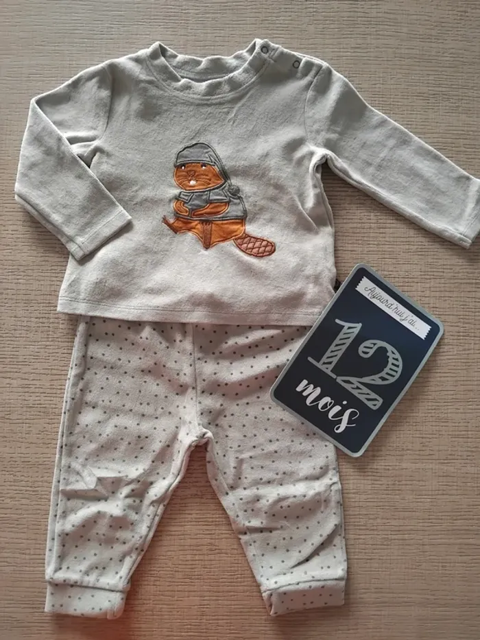 Pyjama 12 mois / 80 cm