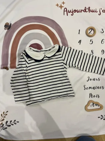 T-shirt manches longues bébé fille Jacadi – 24 mois