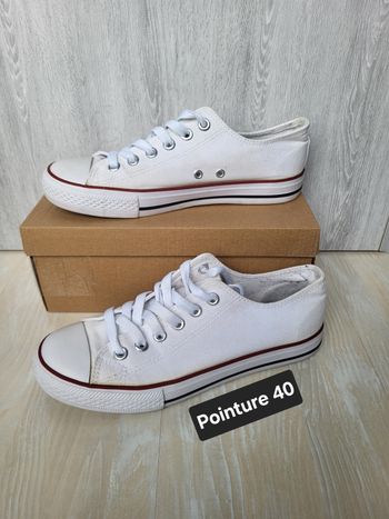 Basket basses style converses pointure 40
