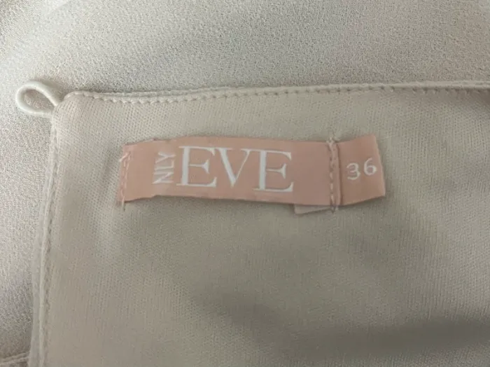 Robe voile beige encolure carrée Nly Eve - photo numéro 6