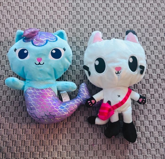 Peluche gabby chat Marinette la maison magique pandy chat sirène