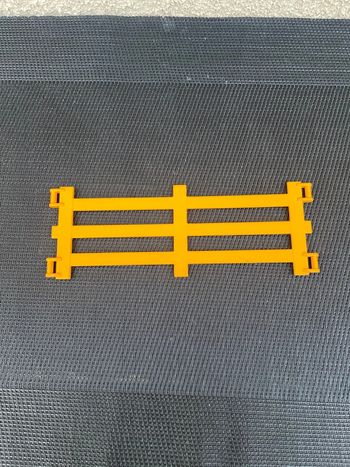 Playmobil barrière clôture jaune foncée ferme 4490 4055 country pièces détachées