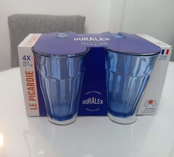 Lot de 4 Verres Duralex "Le Picardie" - Neufs