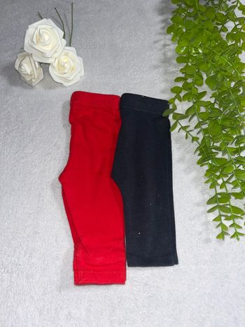 Lots de 2 leggings pour bébé fille