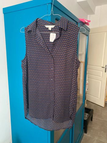 Blouse sans manches transparente taille 34 H&M