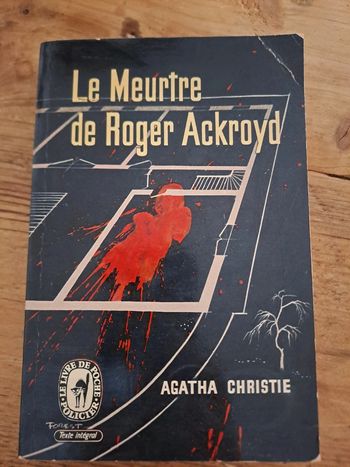 Livre Le Meurtre de Roger Ackroyd, Agatha Christie