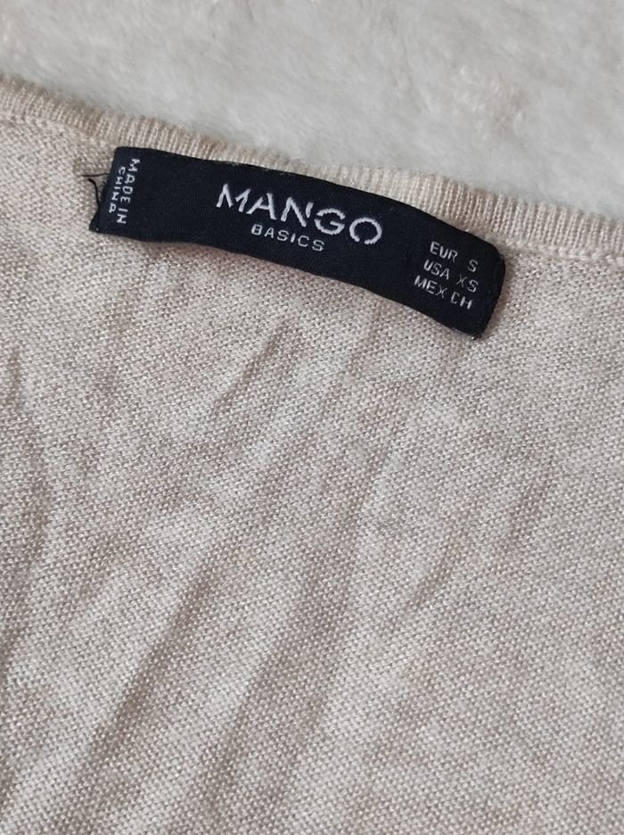 Pull fin beige taille S - photo numéro 3