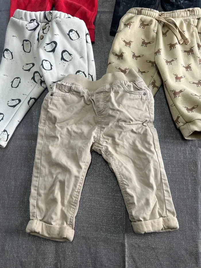 Lot de 5 pantalons taille 6 mois - photo numéro 2