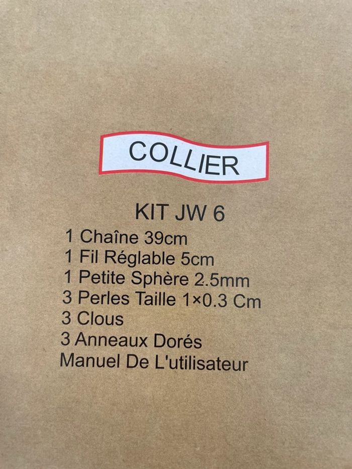 Kit création collier - photo numéro 2
