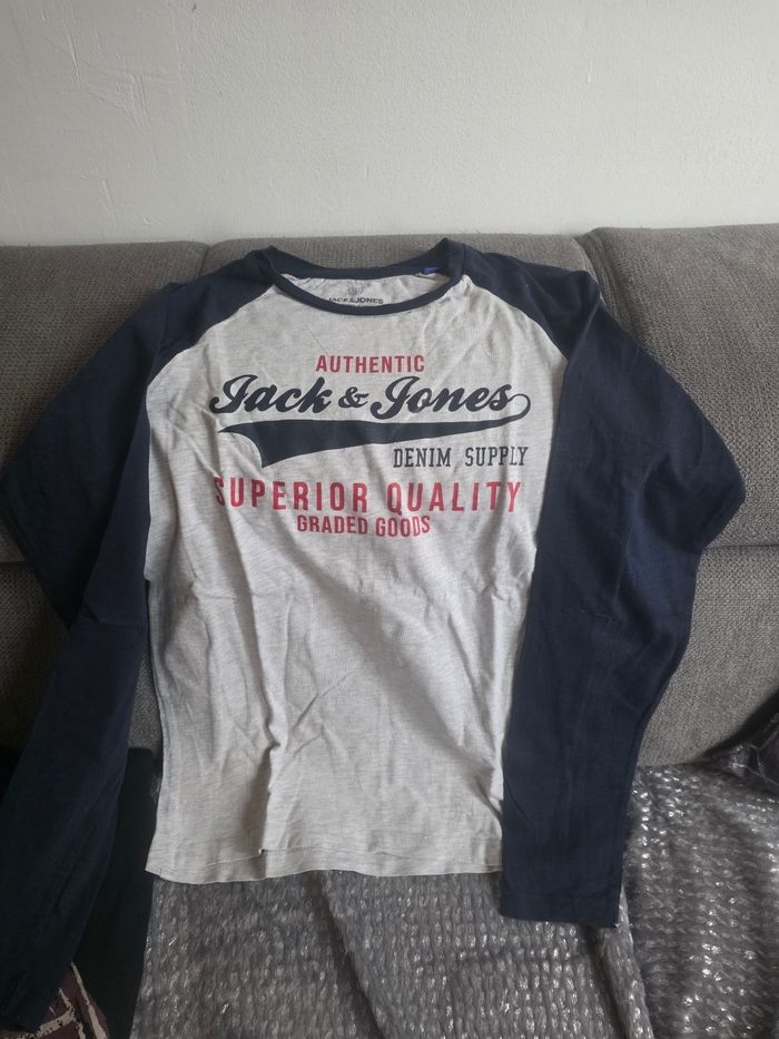 Lot tee-shirts manches longues 14 ans - photo numéro 5