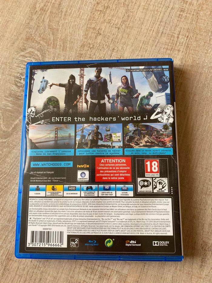 Jeu PS4 Watchdogs 2 - photo numéro 2