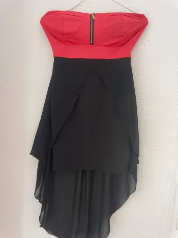 Robe bustier avec traîne