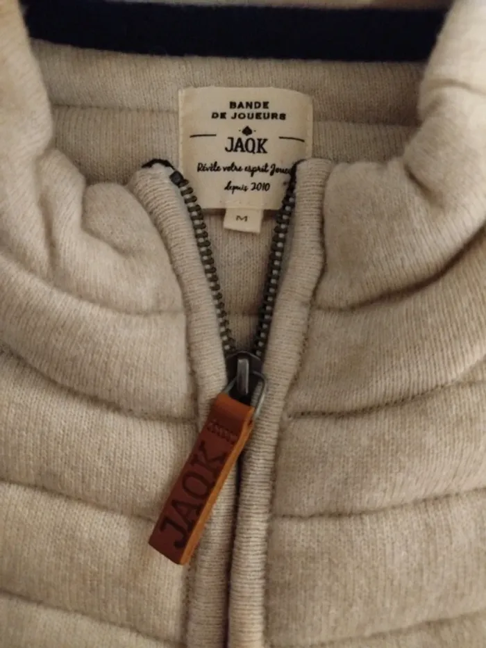 Veste sans manche en mérinos JACK x Bande de joueur A212 - photo numéro 3