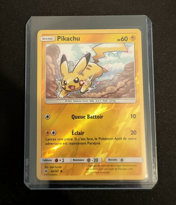 Carte Pikachu reverse 40/147 - photo numéro 3