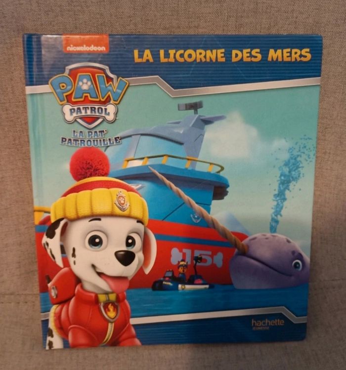 Livre pat patrouille la licorne des mers