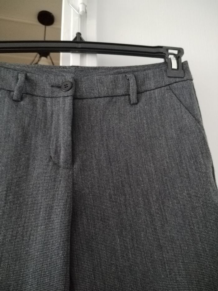 Pantalon gris chiné Stile Benetton - photo numéro 8