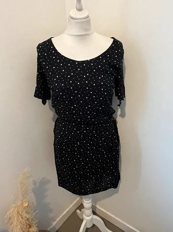 Robe noire à étoiles Ikks S comme neuve