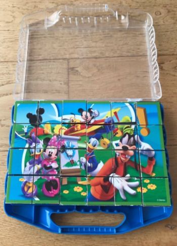 Boîte de cubes 6 puzzles Disney Mickey
