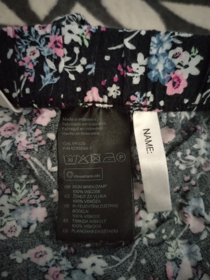 Pantalon pyjamas fluide 8/9 ans "H&M" neuf - photo numéro 5