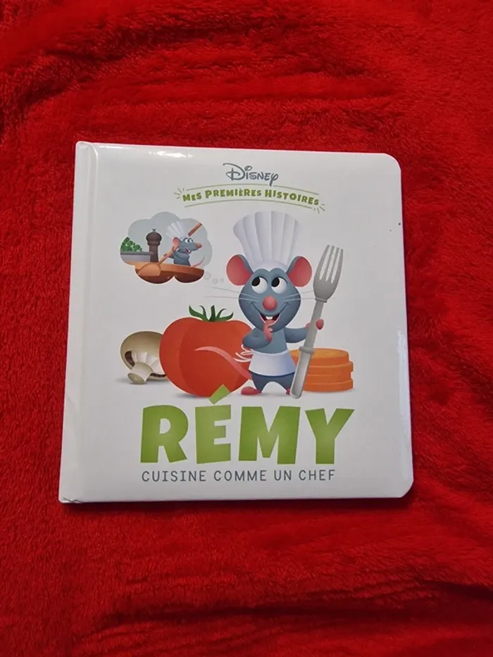 Livre mes premières histoires Disney remy cuisine comme un chef