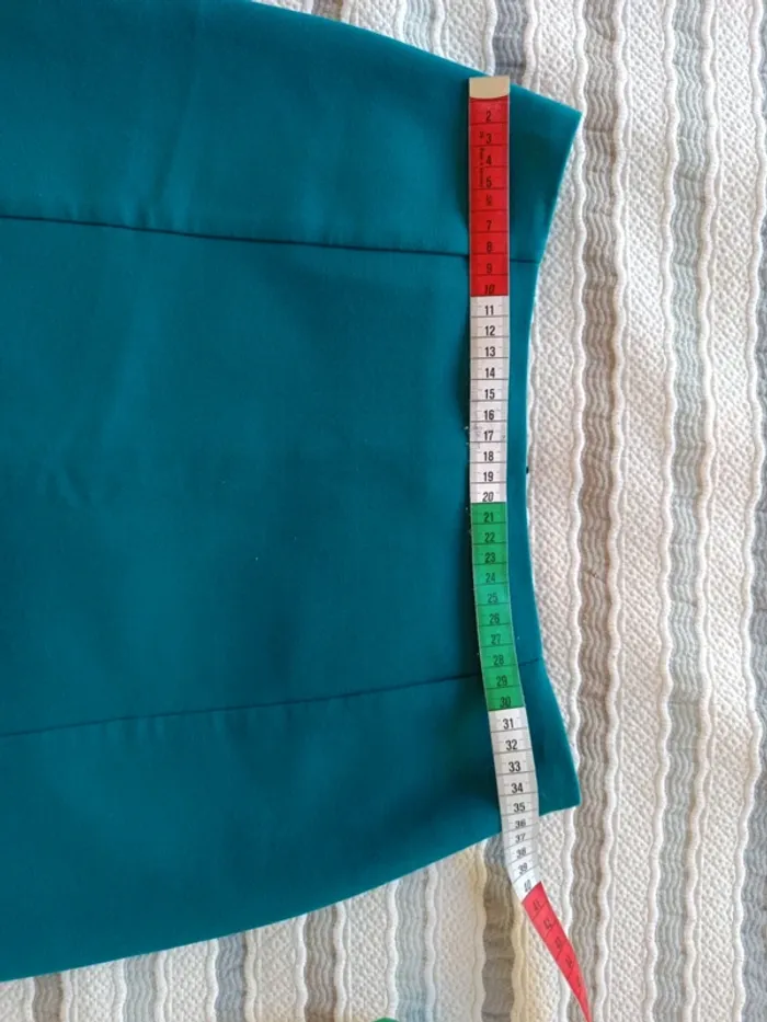 Jupe Camaïeu t.36 turquoise - photo numéro 8
