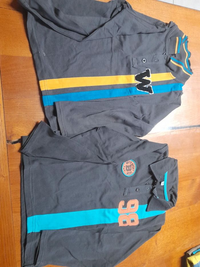 Lot de 3 t-shirt/ polos manches longues 6 ans - photo numéro 2