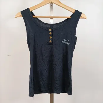 Débardeur noir à boutons – Hollister – Taille XS A710