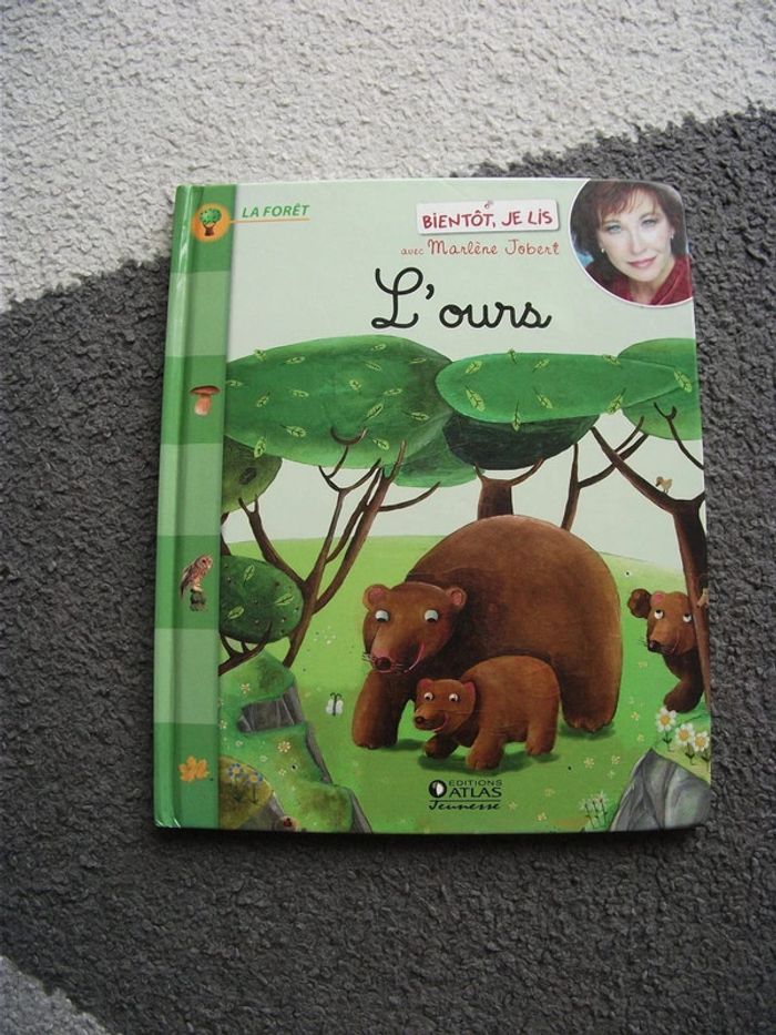 Livre Bientôt je lis L'ours de Marlène Jobert