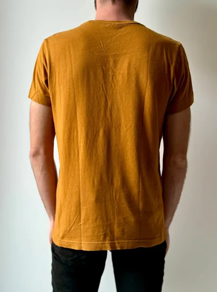 T-shirt Homme Jaune Moutarde - photo numéro 2