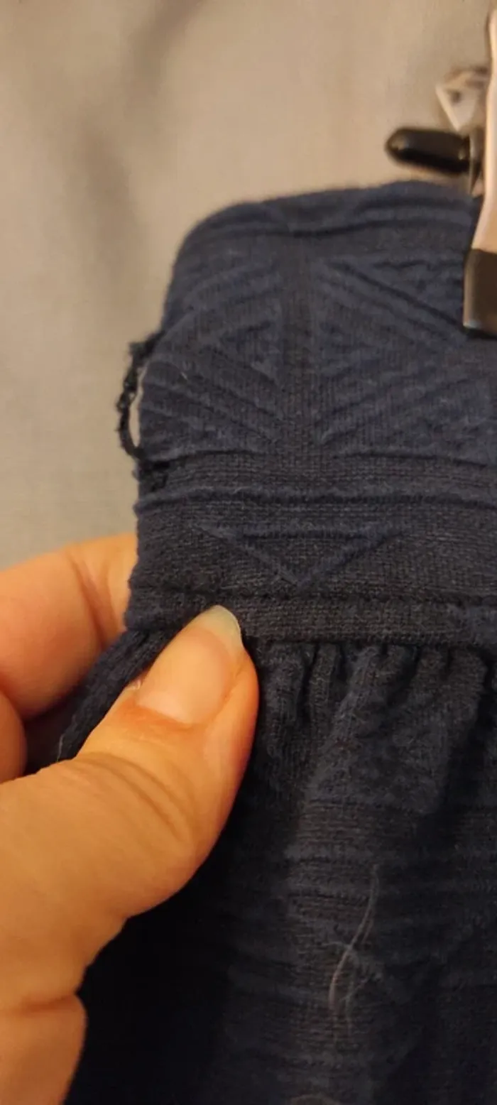 Mini jupe bleue marine Bershka - photo numéro 6