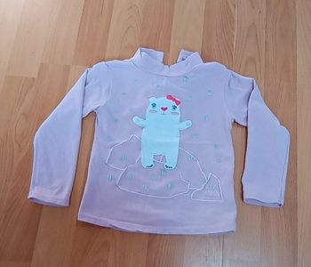 Sous pull Dpam 86 cm rose