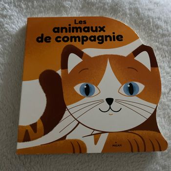 Livre cartonné animaux de compagnie