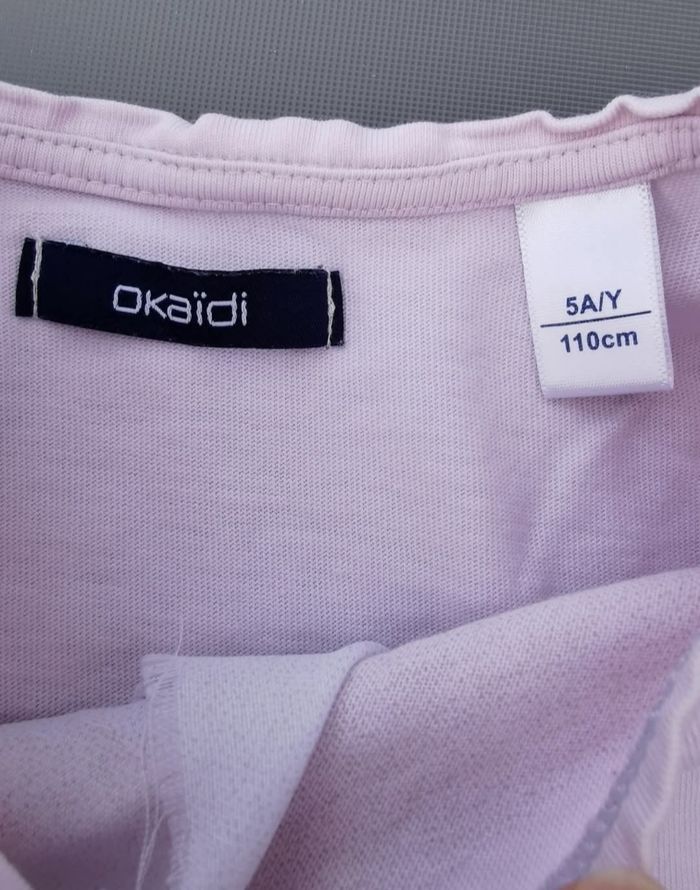 Tee-shirt mc 5 ans fille okaidi - photo numéro 4