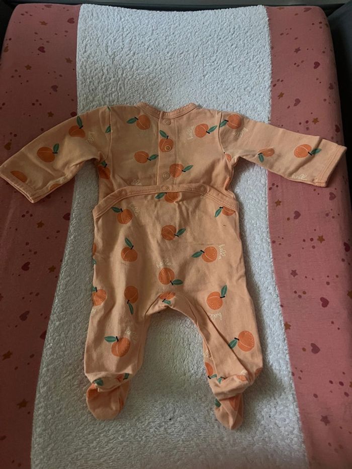 Pyjama bébé pêches - photo numéro 2