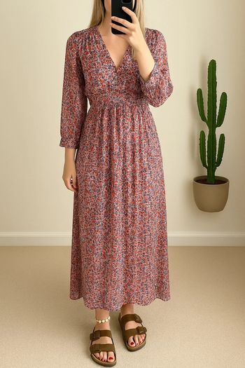 Robe longue fleurie multicolore Opullence Paris taille S