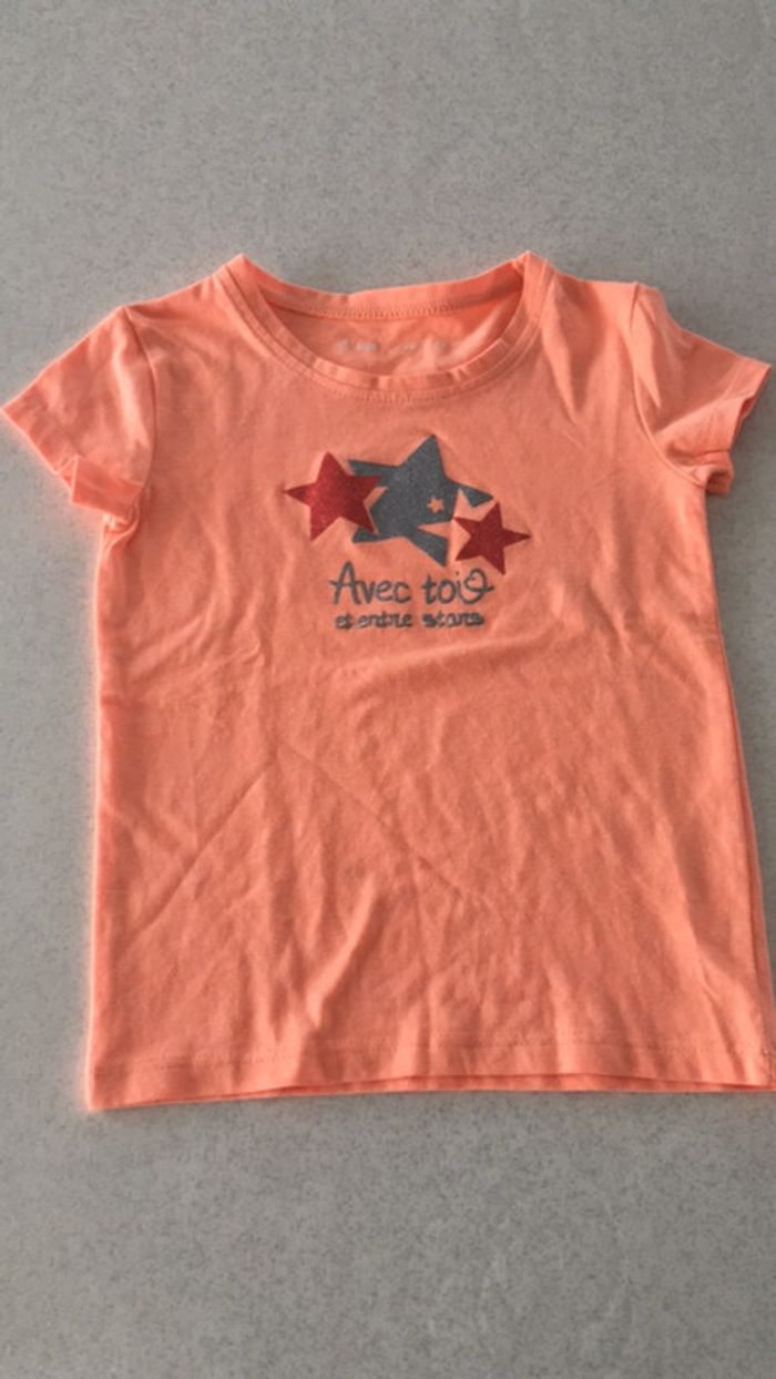 T-shirt fluo fille 3 ans