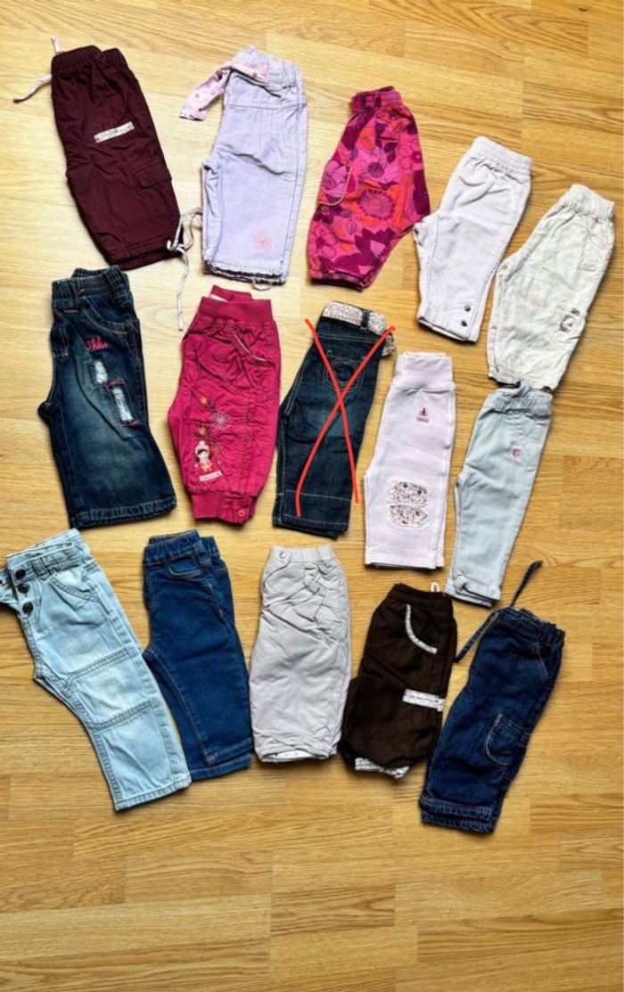 Lot Pantalon bébé fille