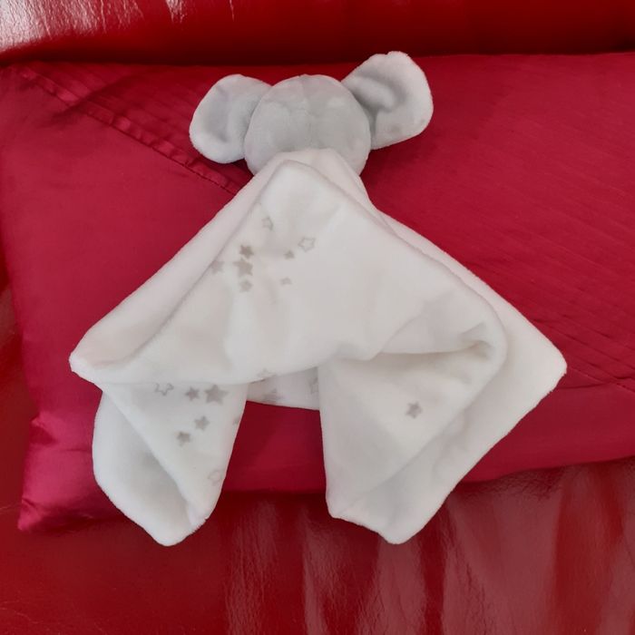 Doudou "Petite Souris qui dort" *mouchoir imprimé - photo numéro 3